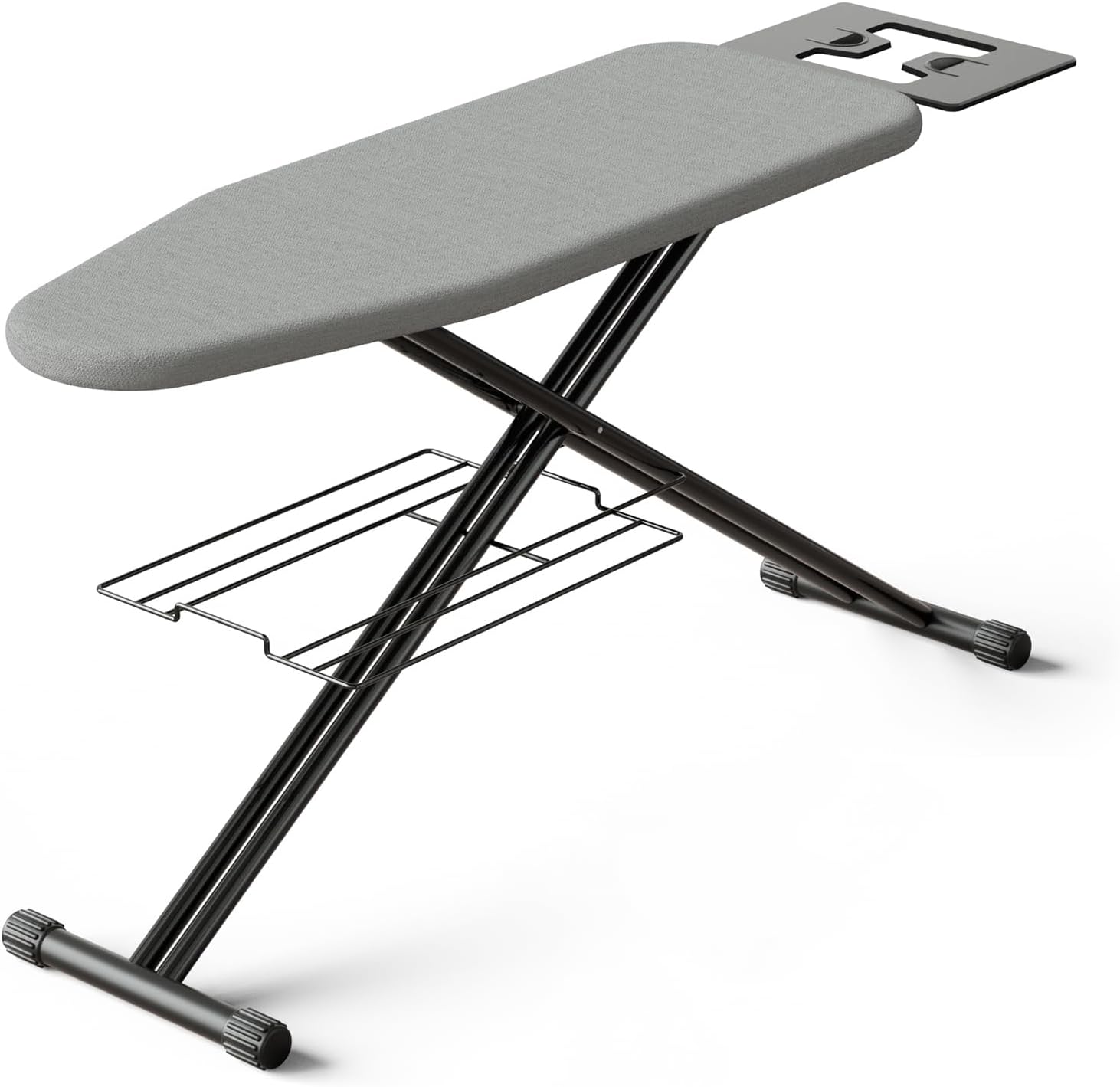 Ironing Board with Iron Rest,Small Foldable Iron Board Reinforced Steel Legs,Adjustable Height Iron Board,43 x 12 43 x 12-no hanger