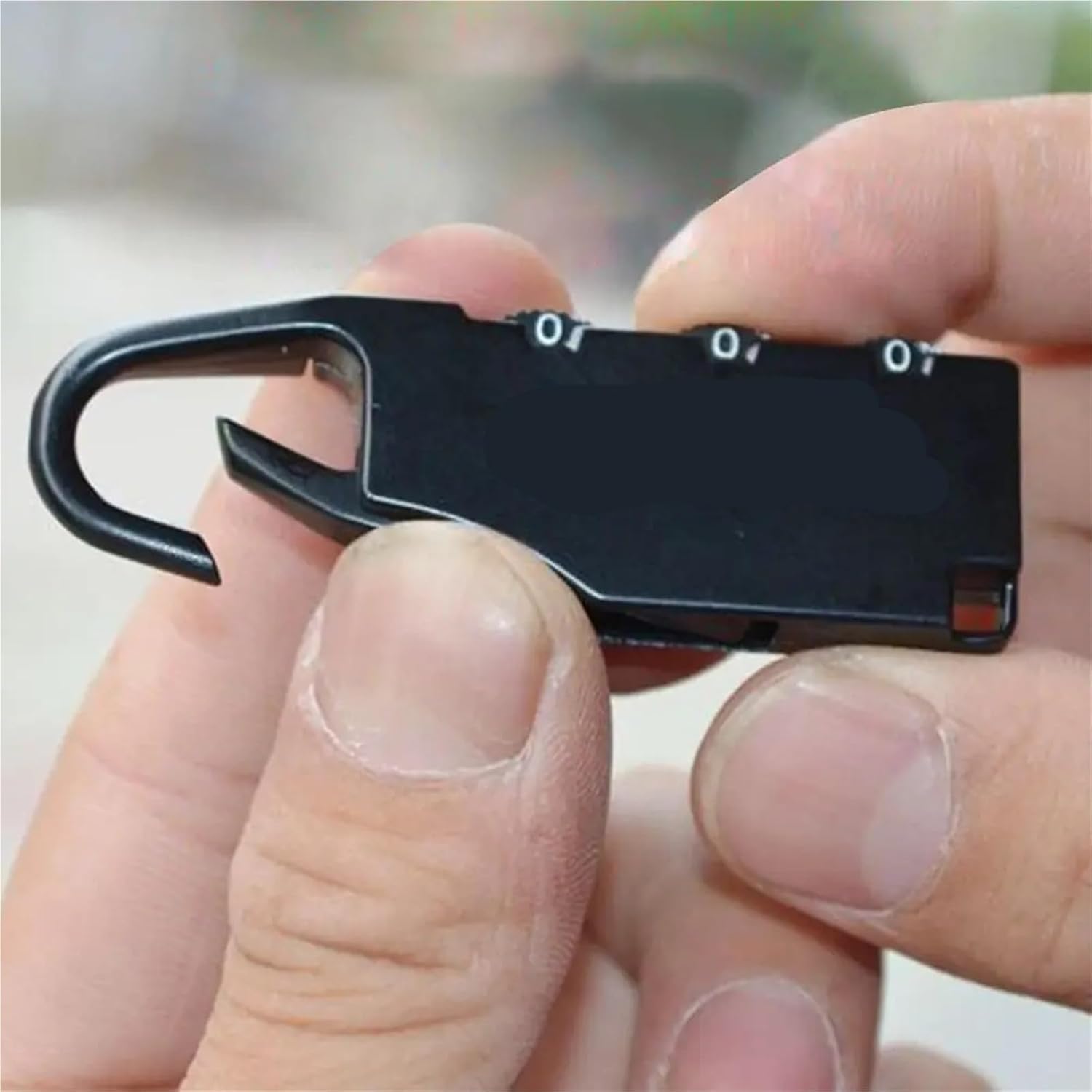 Combination Code Number Lock Padlock Luggage Lock for Zipper Bag Backpack Handbag Drawer Cabinet Luggage Lock 1Pcs(Black)