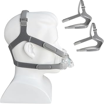 2 Packs Replacement Amara View Headgear Closed Edges Adjustable Amara View CPAP Mask Strap CPAP Headgear StrapWithout Mask