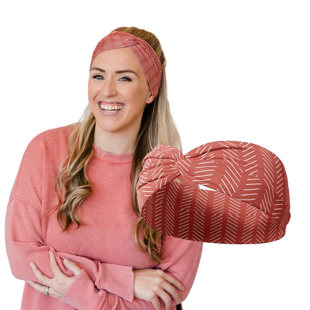 Diademas elásticas suaves y antideslizantes para mujer, suaves y cómodas, de nudo ancho, para entrenamiento, colores absorbentes d