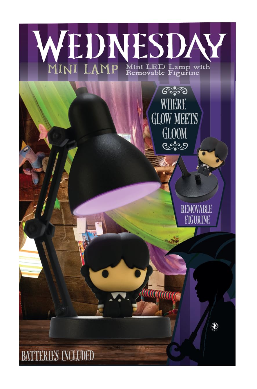 Wednesday Addams Mini Lamp Figure Night Light Addams Gifts, Addams Merch Addams Desk Accessories