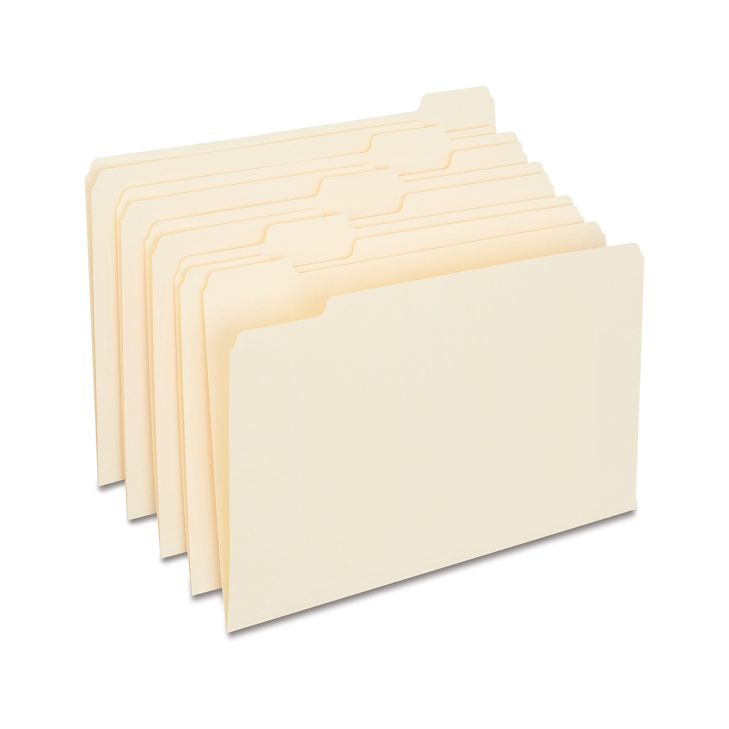 Amazon.com : Staples 5-Tab (1/5-Cut) Manila File Folders, Legal