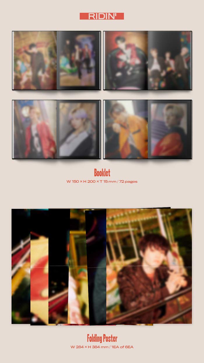SM Entertainment NCT Dream - Reload [Ridin ver.] Album+Pre-Oder Benefit+Folded Poster+Extra Photocards Set
