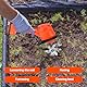 Akku-Bodenhacke,Kabelloser Hand Bodenhacke 21V Akku (ohne Batterie),550W Gartenfräse mit 10cm Frästiefe und 10cm Fräsbreite,235RPM Ackerfräse Elektrisch,Akku-Motorhacke für Gärten und Höfe