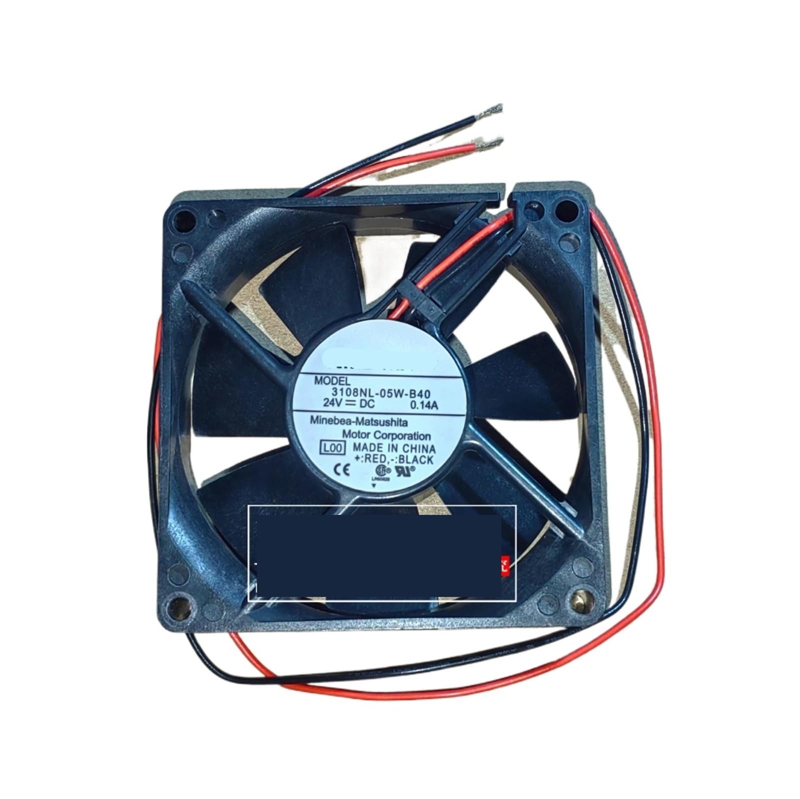 TYHUJKKL 3108NL-05W-B40 24V 0.14A 8020 two-wire frequency converter cooling fan