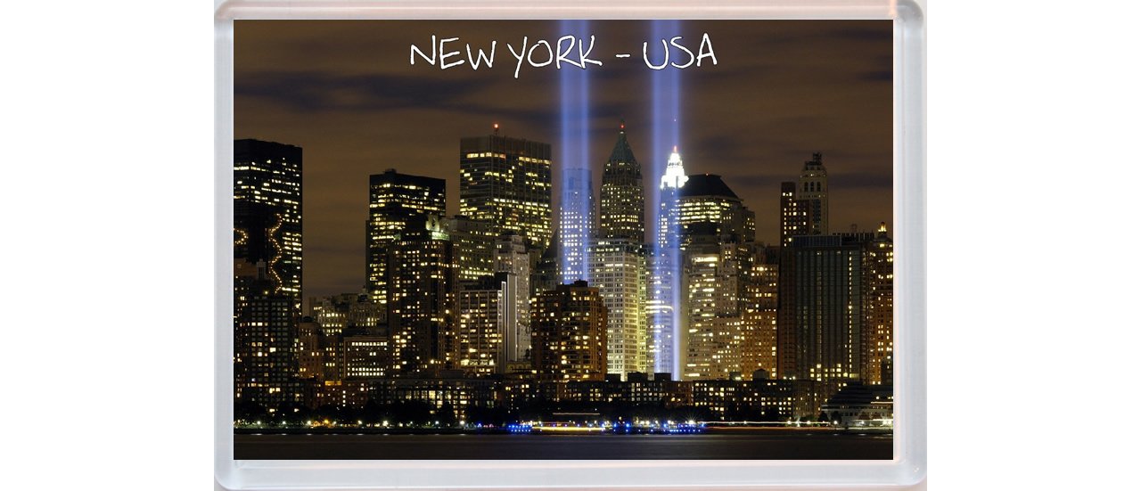 Baked Bean Store Multicolor New York - Usa - Jumbo Fridge Magnet - Id485
