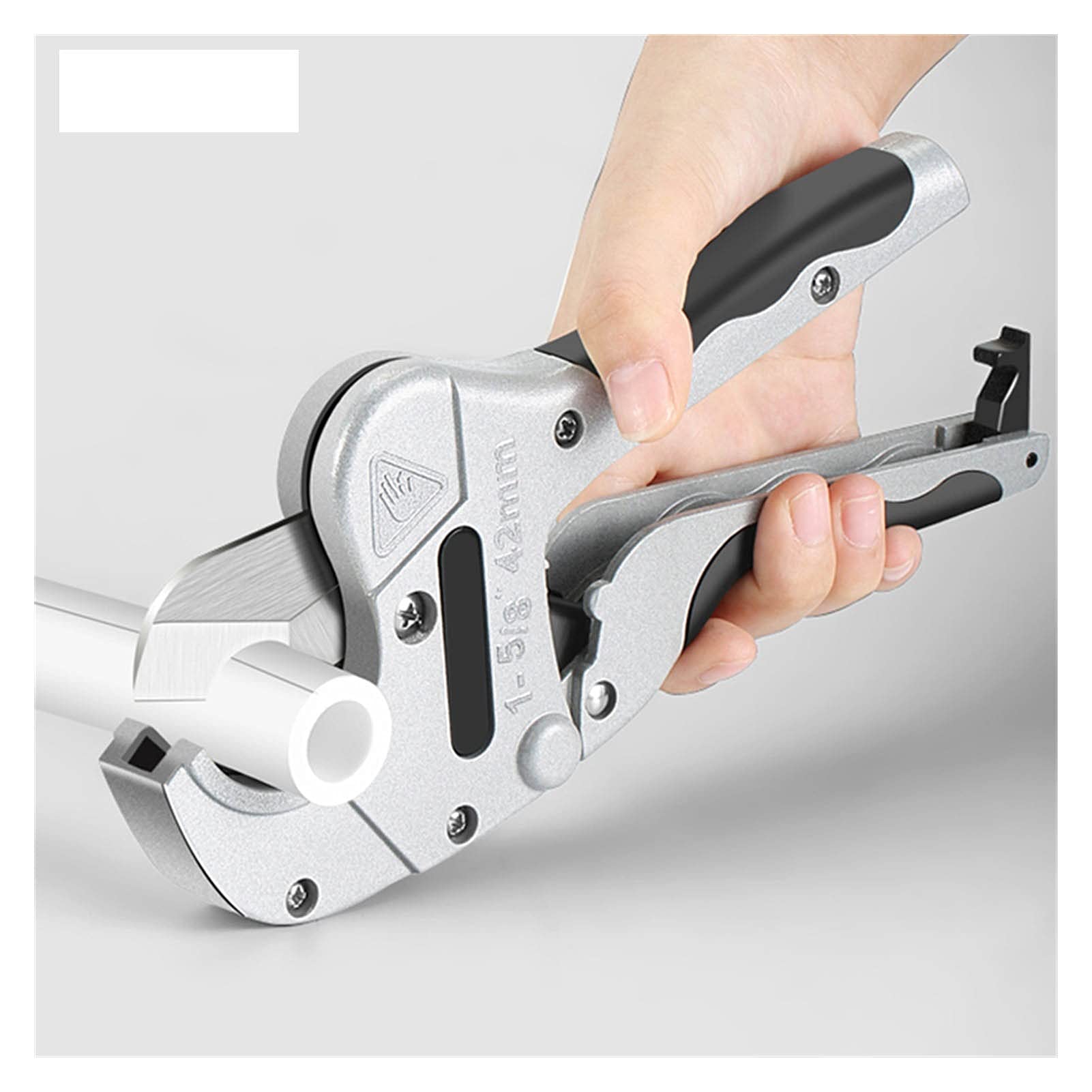 Obcinak do rur, 4. 2MM PVC. Nożyczki do rur, nożyczki aluminiowe stopowe, nożyce do rur wodnych PVC/PU/PP/PE Nóż do cięcia węża narzędzia ręczne(Flagship 0-42MM)