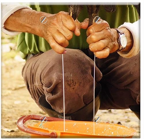 Double Blank Wall Plate Cover - The Field Nature India Quindio Colombia