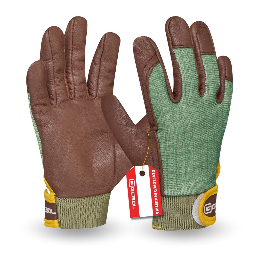 Gebol Buxus Gartenhandschuhe, Leder