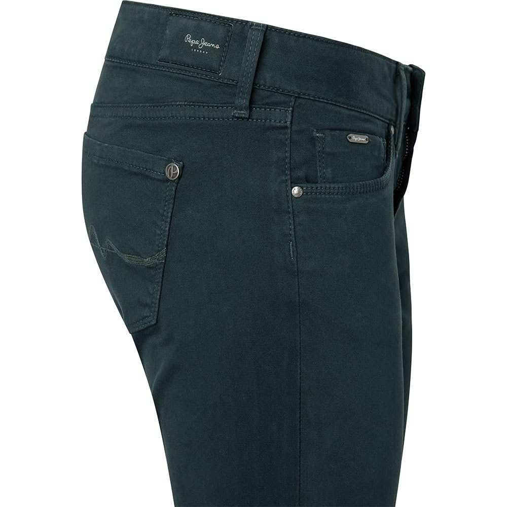Pepe Jeans – Damen Jeans – Skinny Fit – Niedrige Taille – Materialmix mit Stretch – 5-Pocket-Stil – Modell Soho - Grün - 26W - – Bild 5