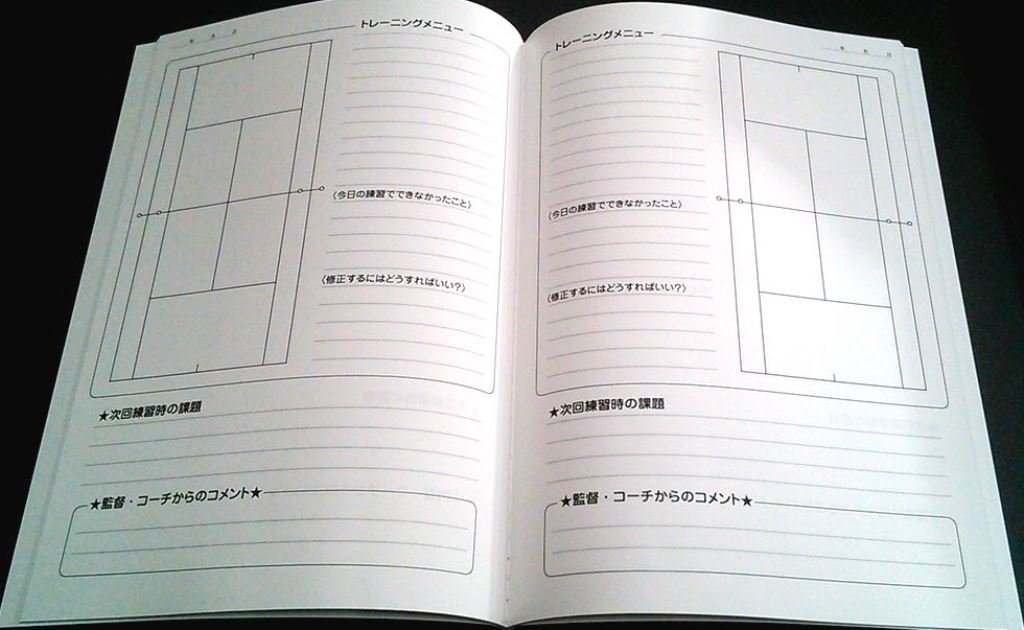 Amazon.co.jp: テニスノート ミシン綴じタイプ B5サイズ 5冊セット