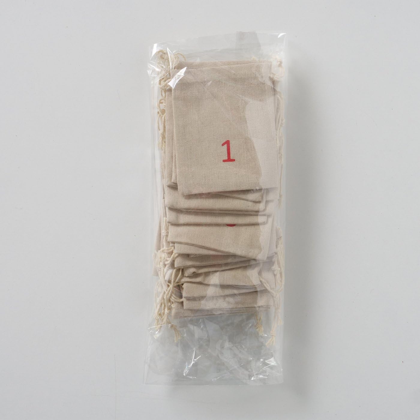 Boltze Adventskalender Harald DIY Weihnachtskalender selber füllen Stoffsäckchen Weihnachten Advent Kinder Erwachsener XMAS, schwarz