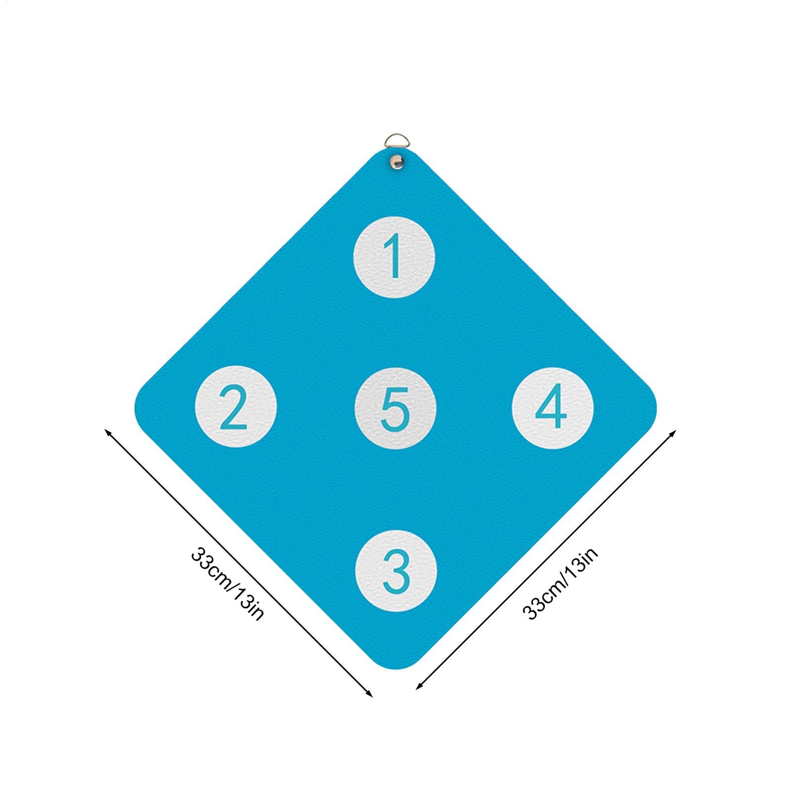 Attrezzatura di addestramento di scherma, obiettivi per la scherma - Pratica target di scherma montata a parete | Giochi di attrezzatura compatta, strumento ausiliario domestico con cinque tori per la