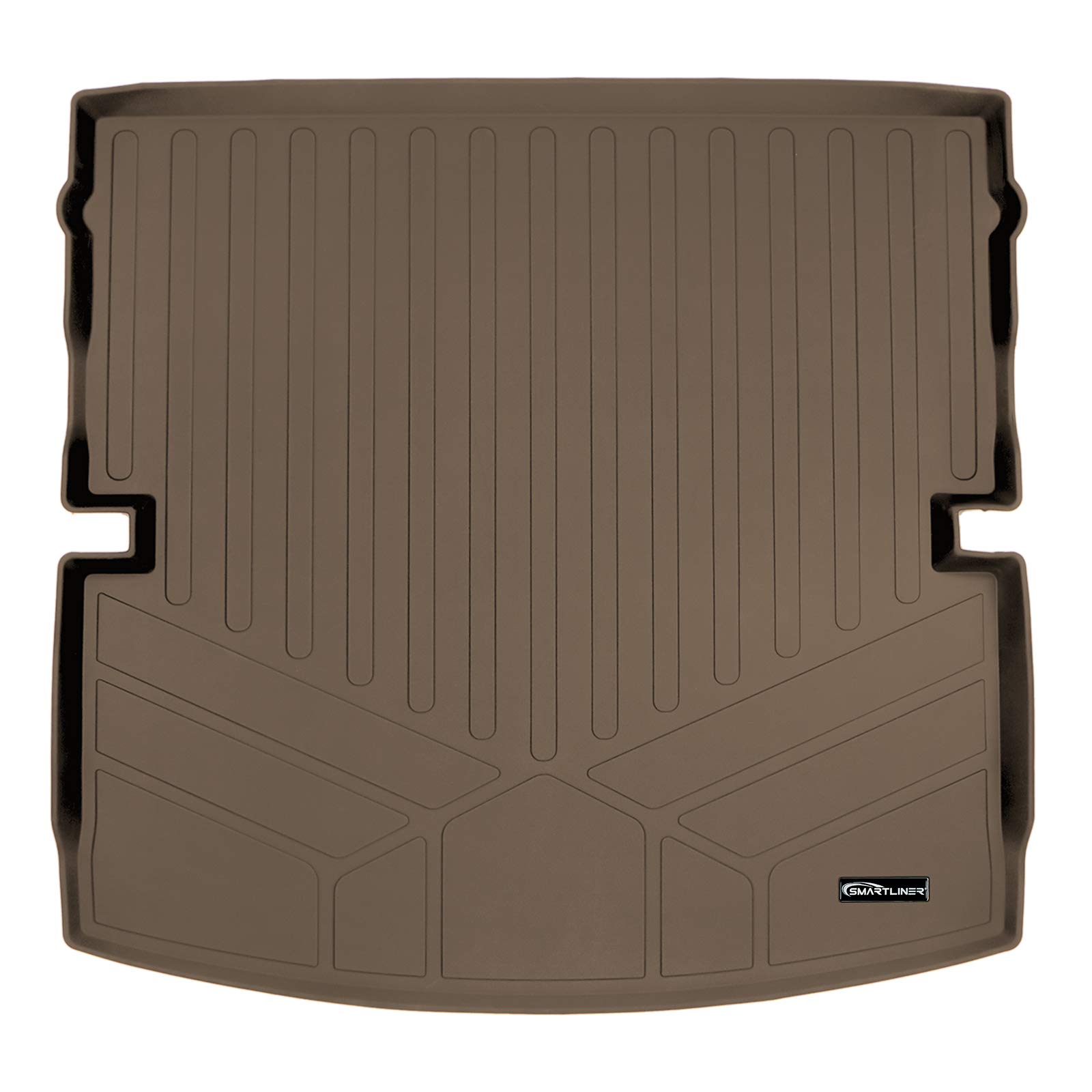 SMARTLINER All Weather Custom Cargo Liner Trunk Floor Mat Tan Compatible with 2020-2023 Compatible with Ford Explorer