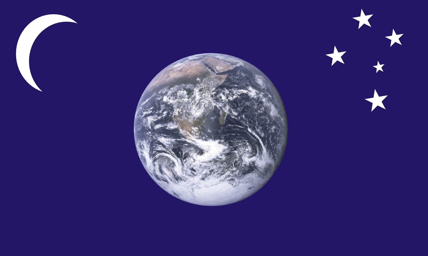 Drapeau Anti-WTO Earth grand format pour vos marches et rassemblements citoyens
