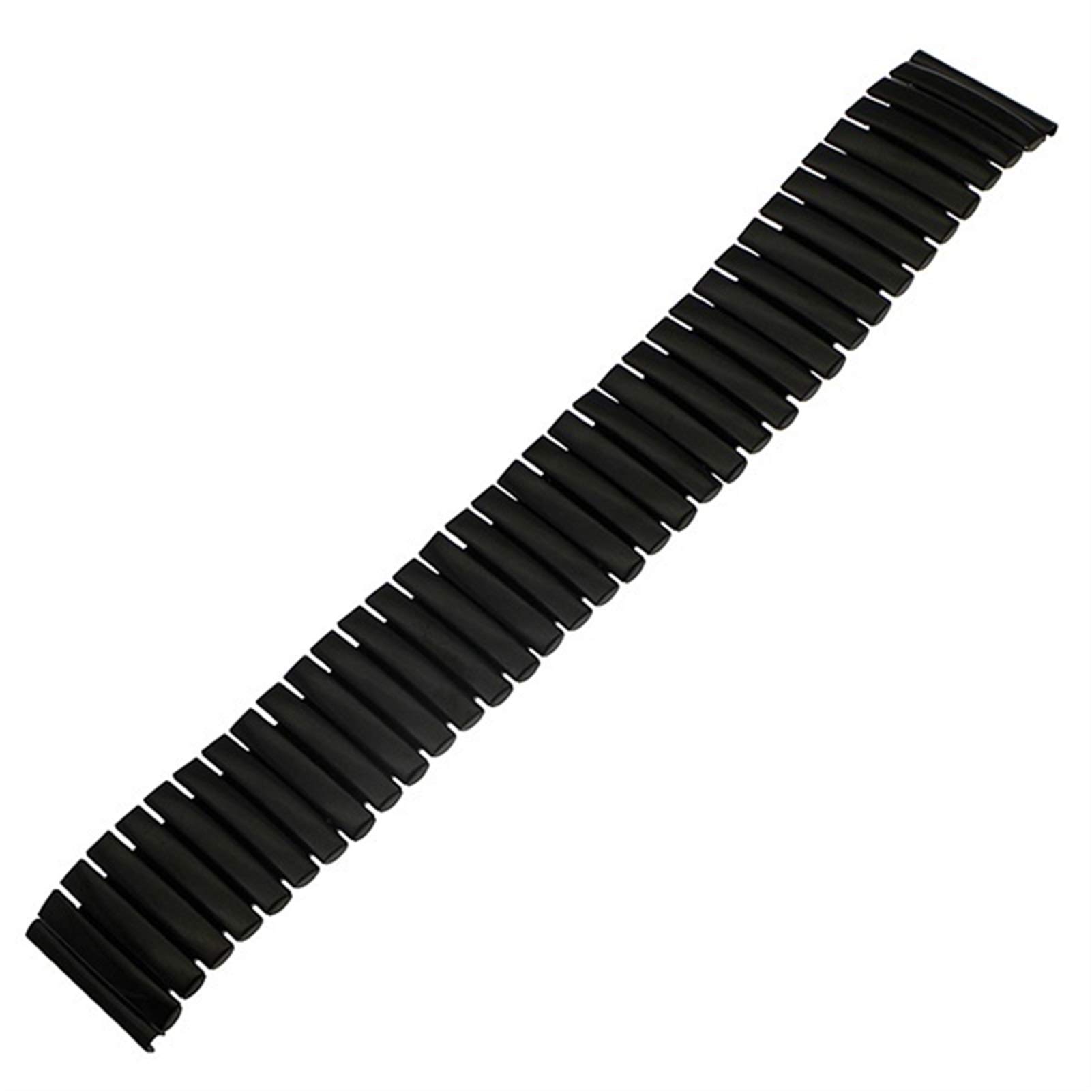 Cinturini per Orologi Cinturino per Orologio in Acciaio Inossidabile 12mm 14mm 16mm 18mm 20mm 22mm 24mm Cinturino Elastico con Cinturino di espansione per Polso Bracciale Elastico Nero