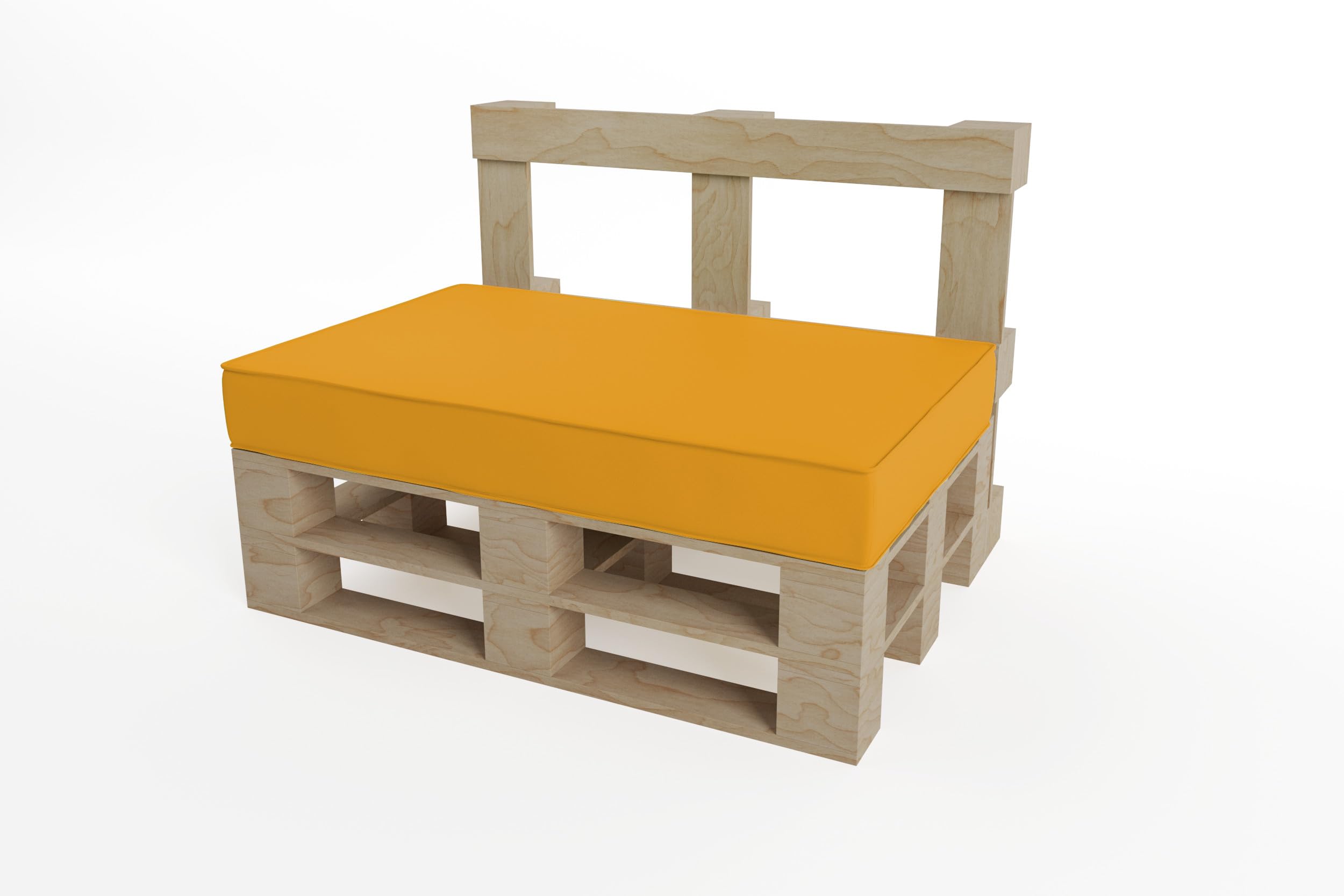 Tessuto Idrorepellente Interno Cuscini Per Mobili Pallet Sfoderabili - Set Sedute 120x60x15cm Rosso Scuro Lavabili Set Cuscini Seduta 120x60 - 14