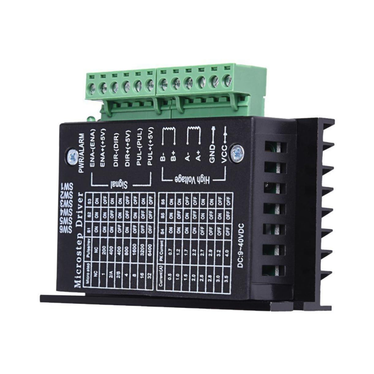 Controlador de motor paso a paso cnc micropasos version mejorada 3 piezas 7