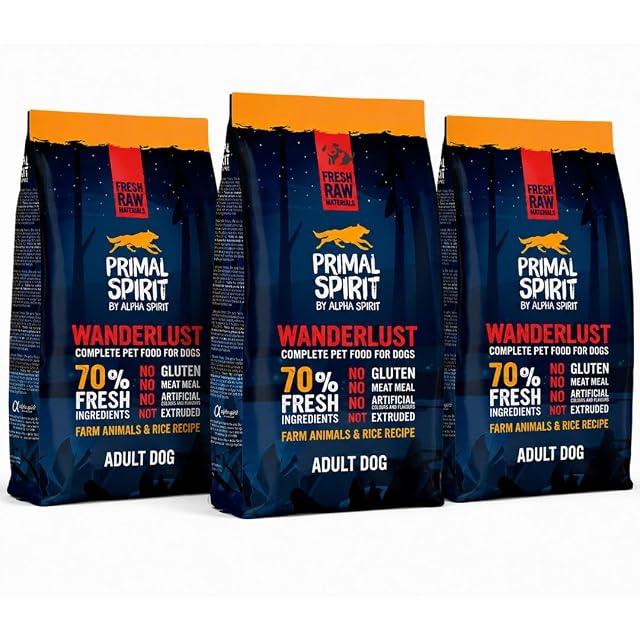 ANIMALUJOS - Primal Wanderlust Pienso Semihúmedo para Perro Adulto Digestión Sensible Alta Palatabilidad…