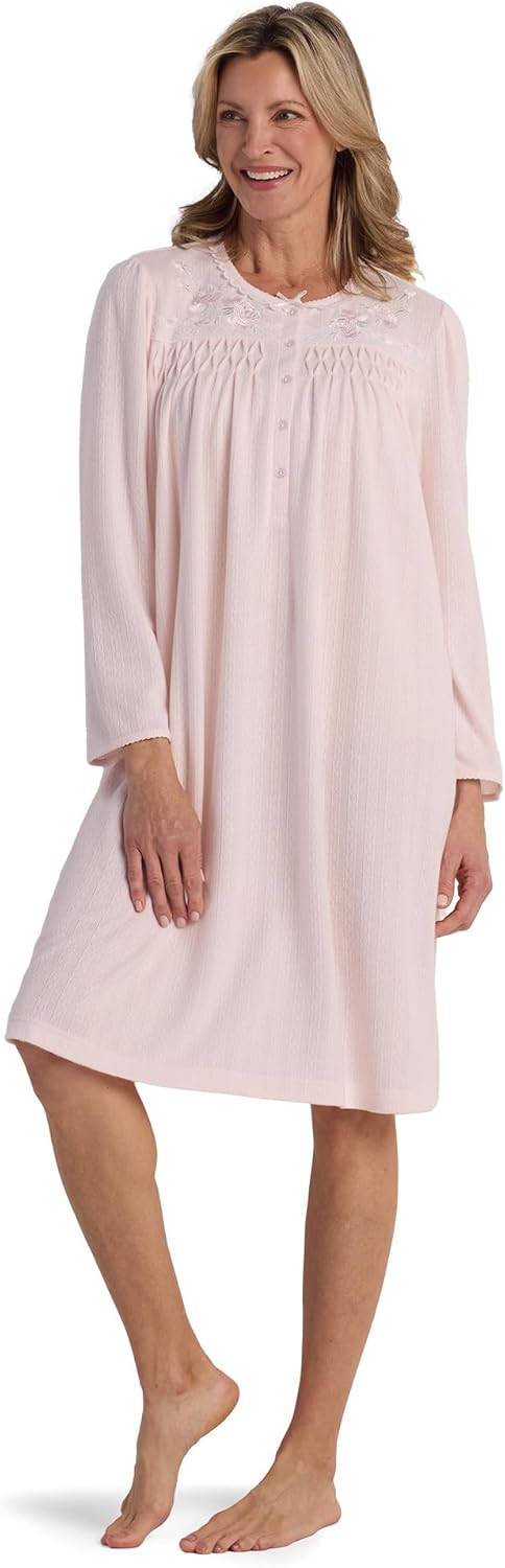 Miss Elaine Women's Honeycomb Short Gown