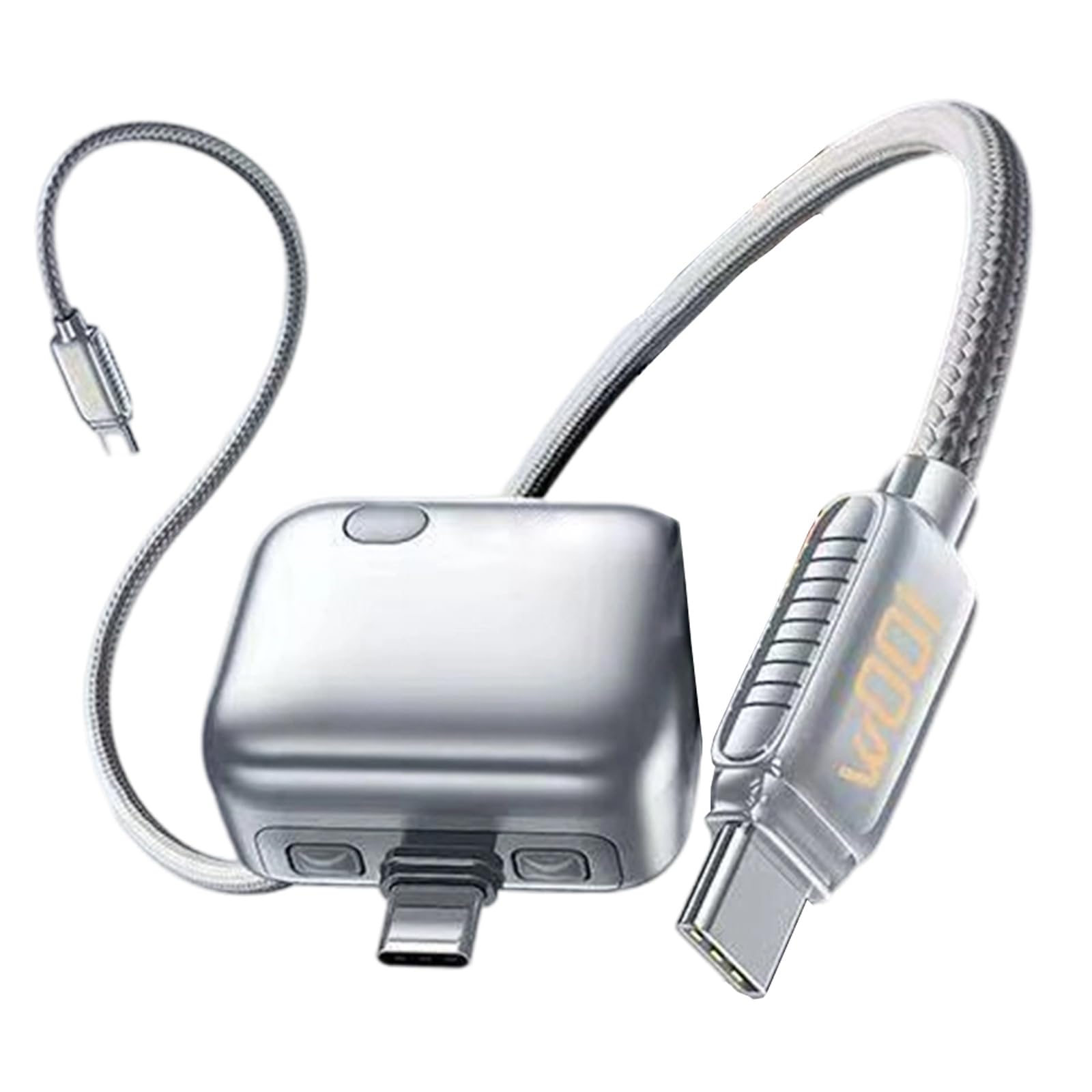 Caricabatterie Intelligenti da 140 W con Funzione spegnimento Automatico e Cavo Staccabile Splitter Ricarica Rapida per telefoni Tablet Laptop Protezione Batteria del Telefono