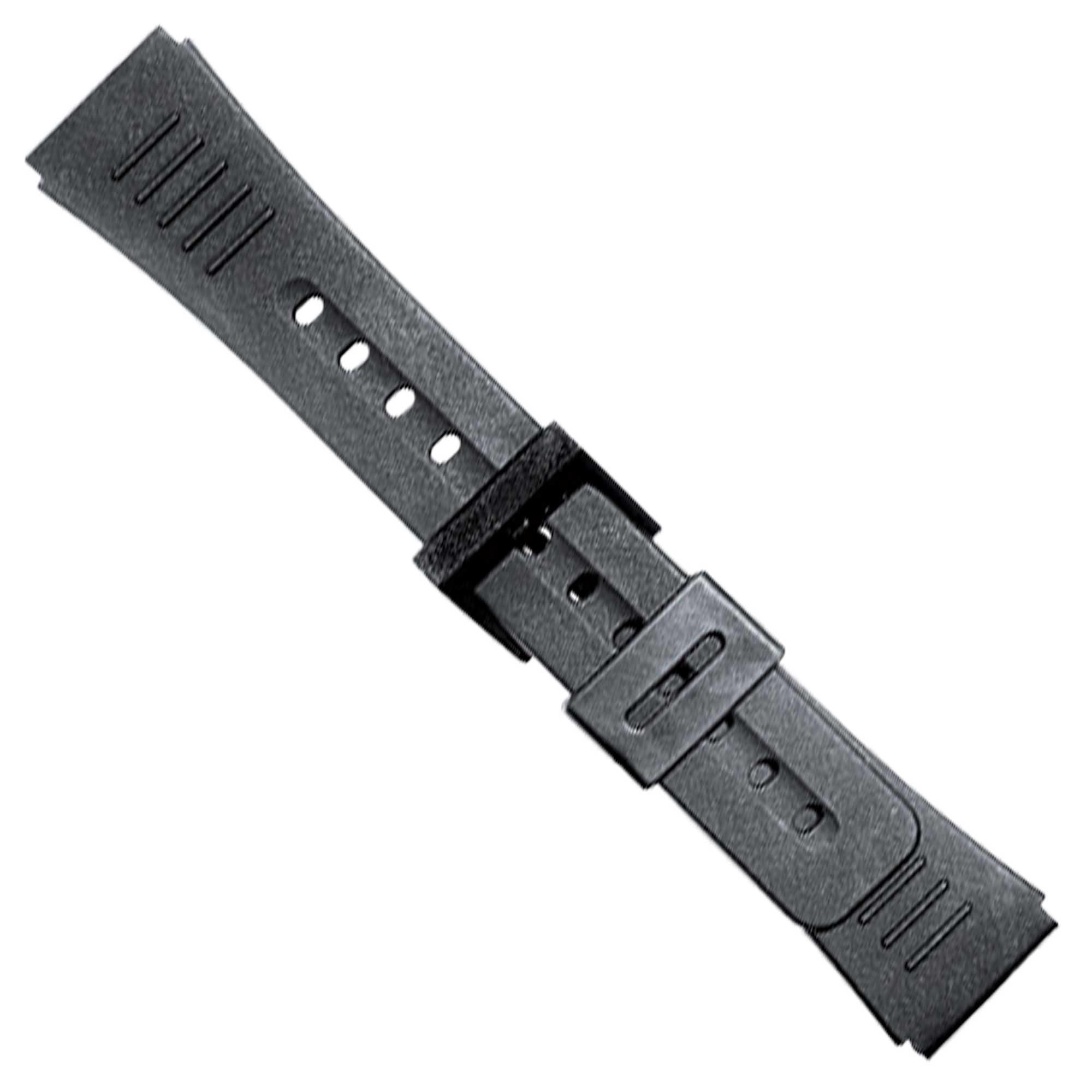 diloy Correa de reloj Compatible con Casio CMD 40, DBC-30 DBC-40 goma resina 22mm Ref 388P1