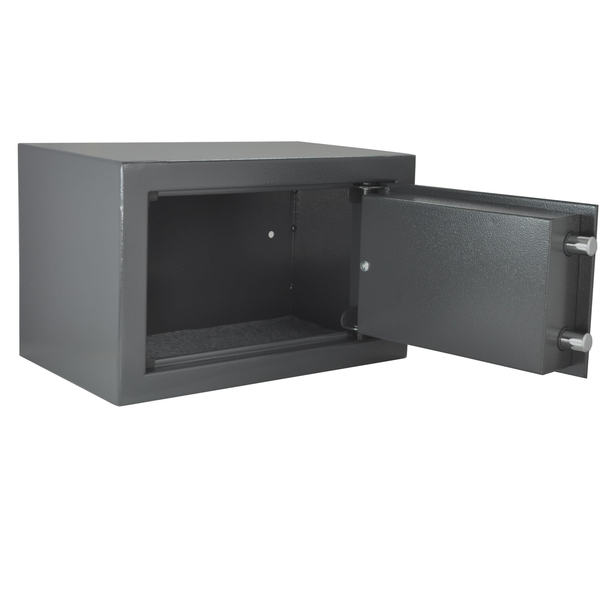 Tresor Coffre-fort à combinaison mécanique + serrure à double panneton Coffre-fort mural Gris 30 x 20 x 20 cm 8 kg