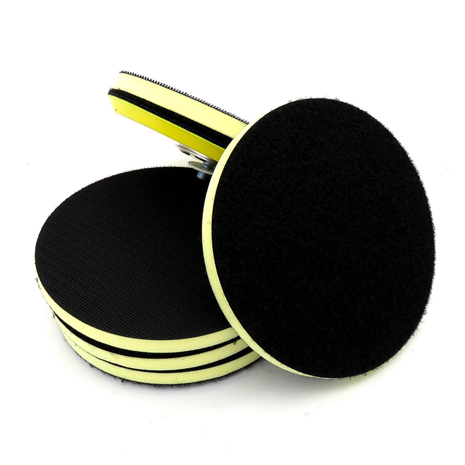 Pad polerski 5 SZTUK 6 cal 150mm PU Pianka Interfejs Pad Podkładka Średni Gęstość Hak i Pętli Sander Liner Polering PAD Części narzędzia