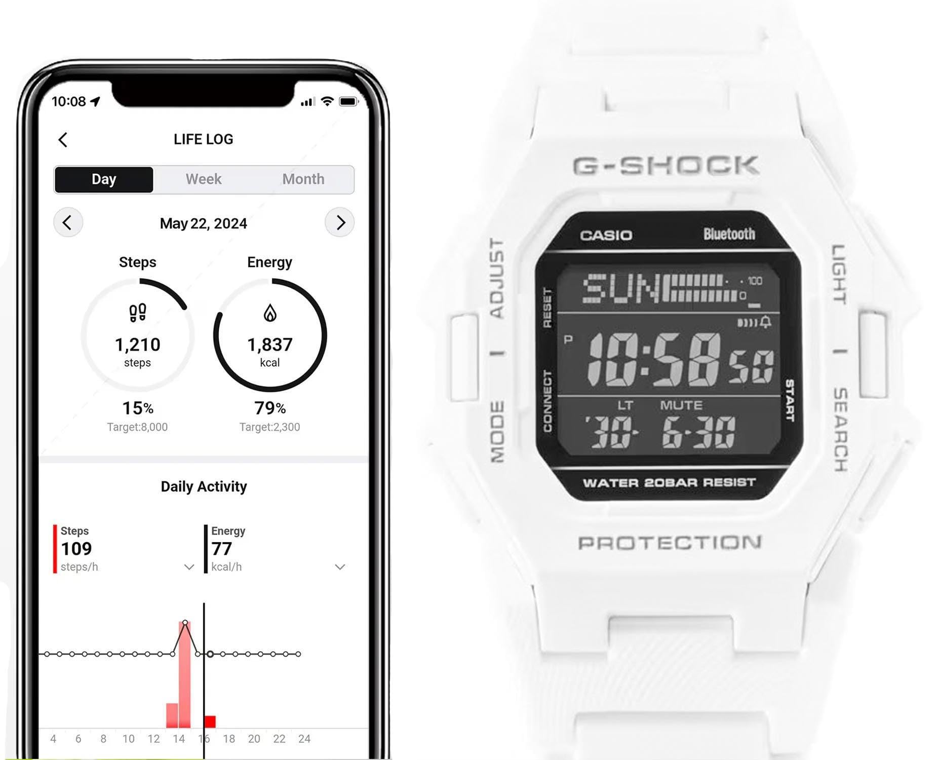 Zegarek męski Casio G-Shock GD-B500-7ER Bluetooth