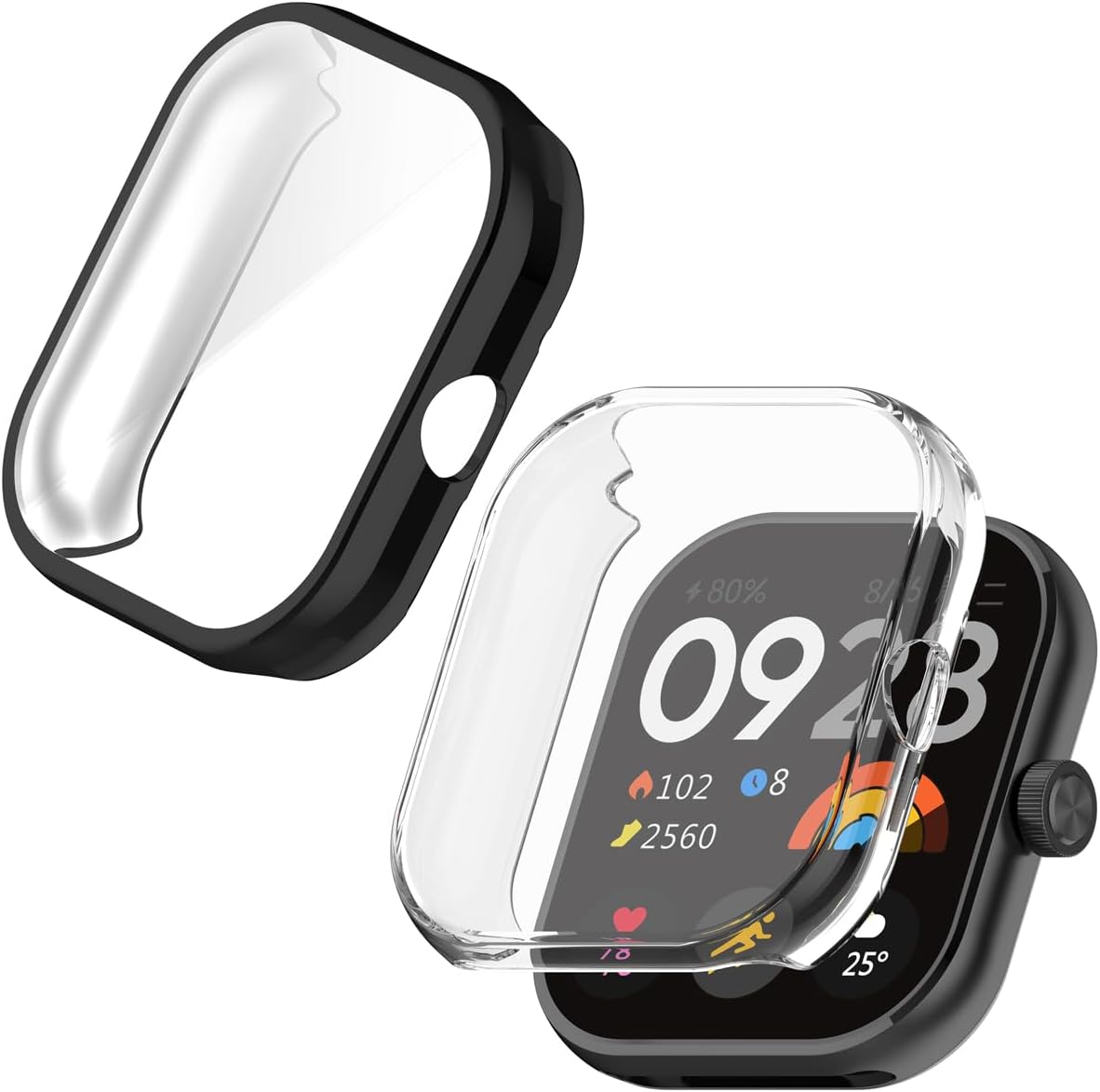 TPDRUY Funda Para Xiaomi Poco F7 Pro 5G Case Transparente Uso Rudo