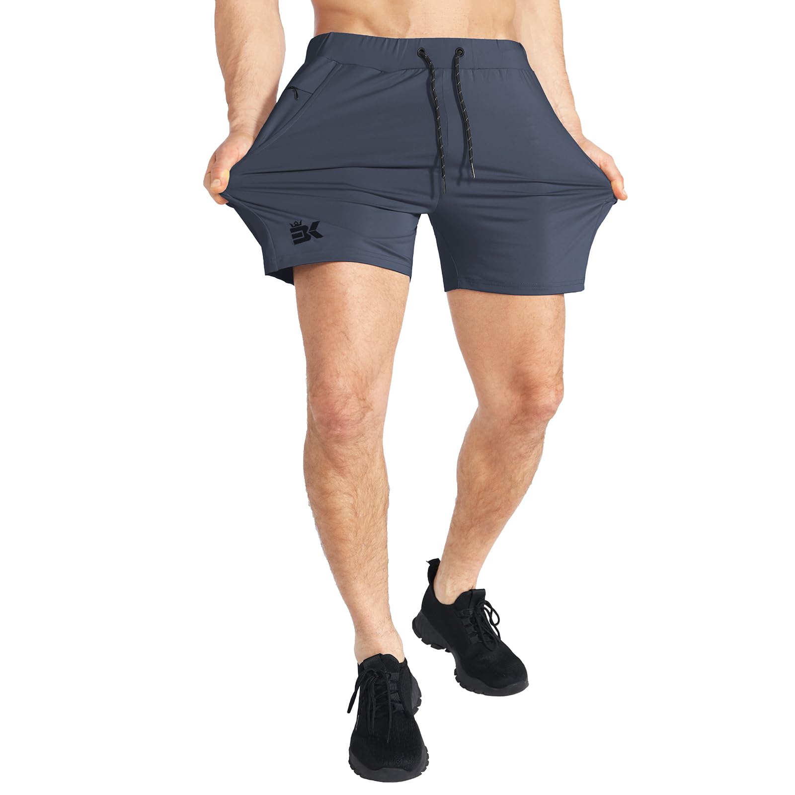 BROKIG Short Sport Homme Léger Shorts Musculation Homme Fitness Running