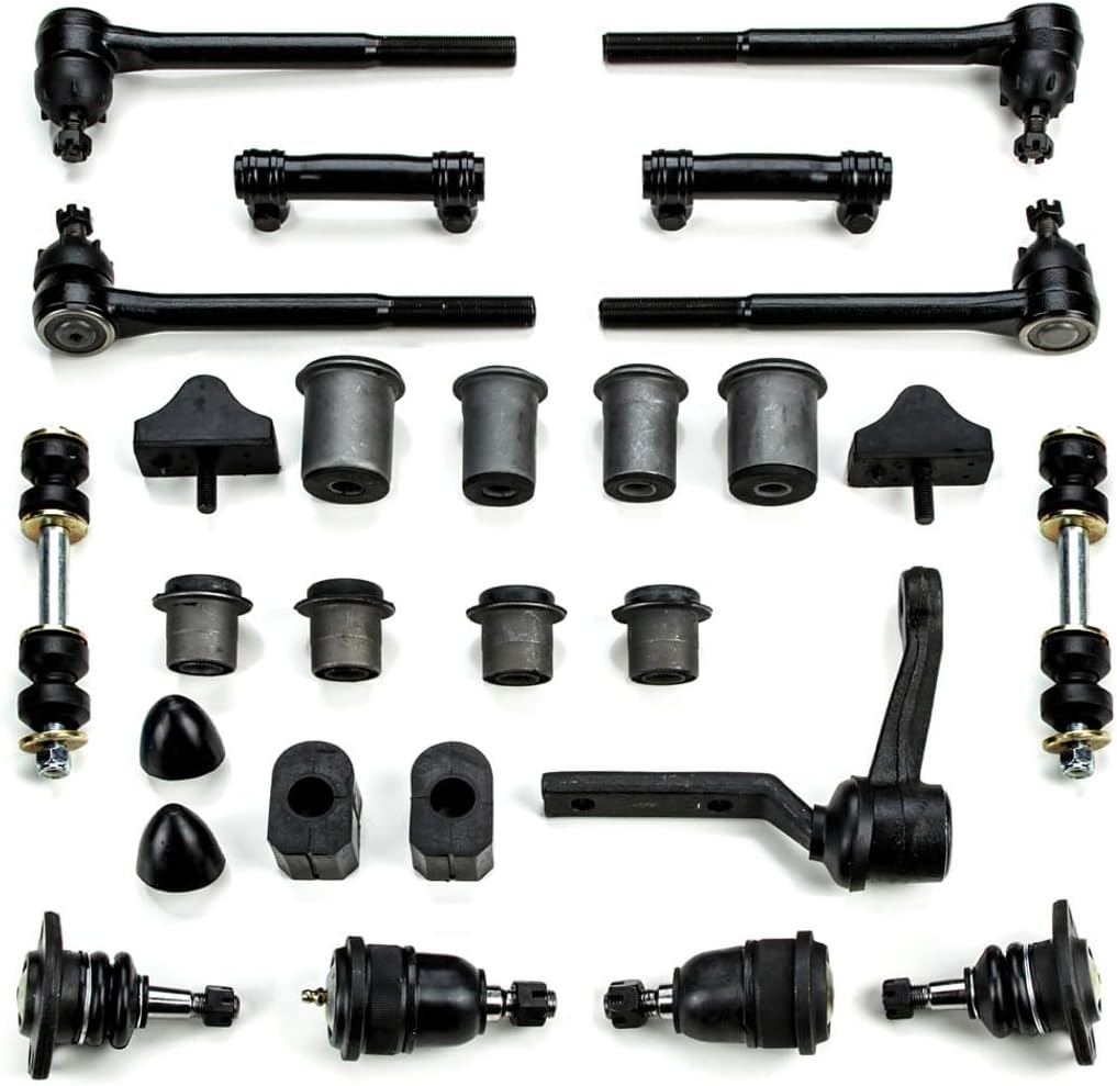 Front End Suspension Rebuild Kit Compatible with Chevrolet Chevelle/El Camino/Monte Carlo/Malibu OEM Spec Replacements (22 Piece Kit) (YEARS: 1964 Master (1st Design))