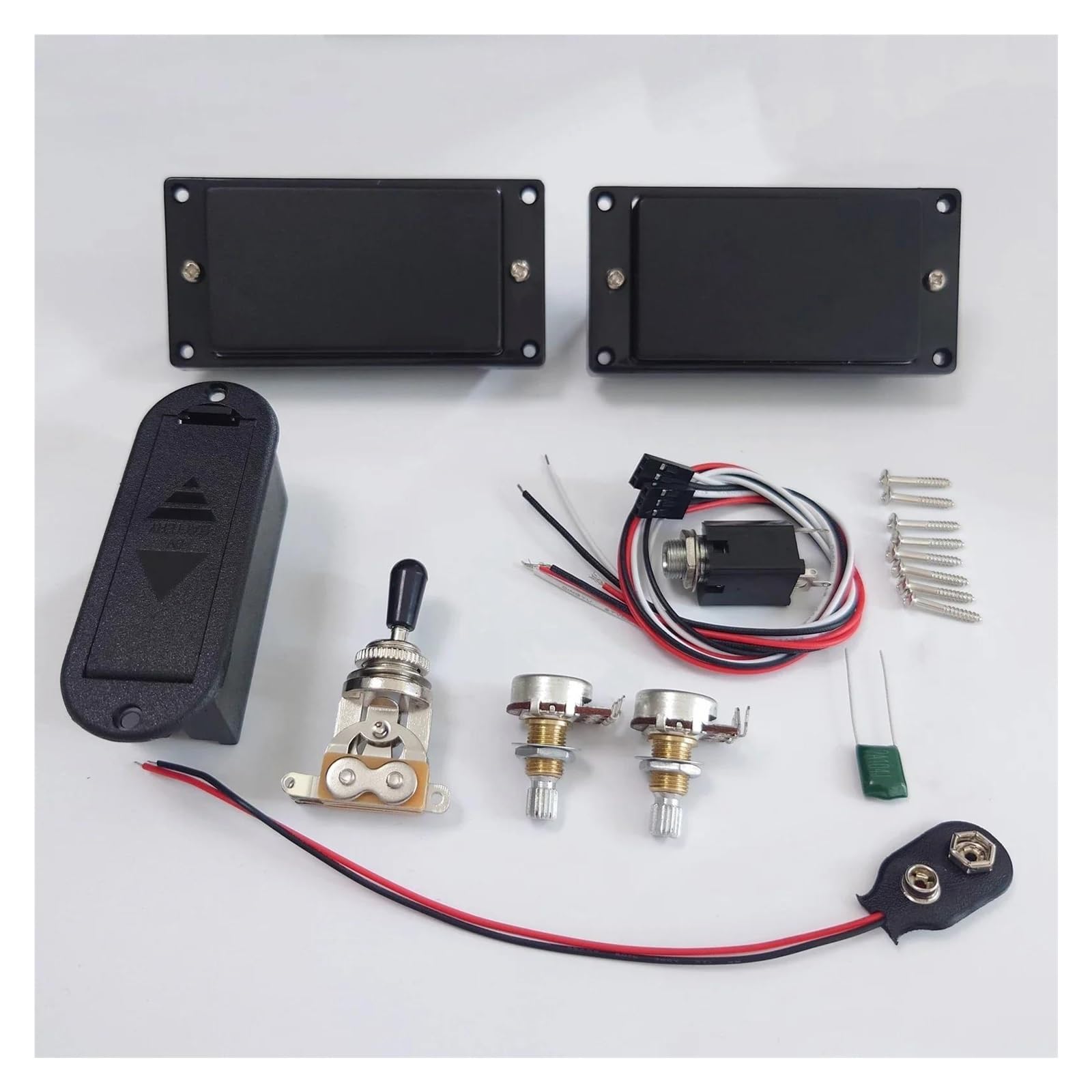 Aktiver Tonabnehmer Für E-Gitarre Humbucker-Tonabnehmer-Set Verkabelung Gitarrenzubehör Tonabnehmer Playing Accessories(Set)