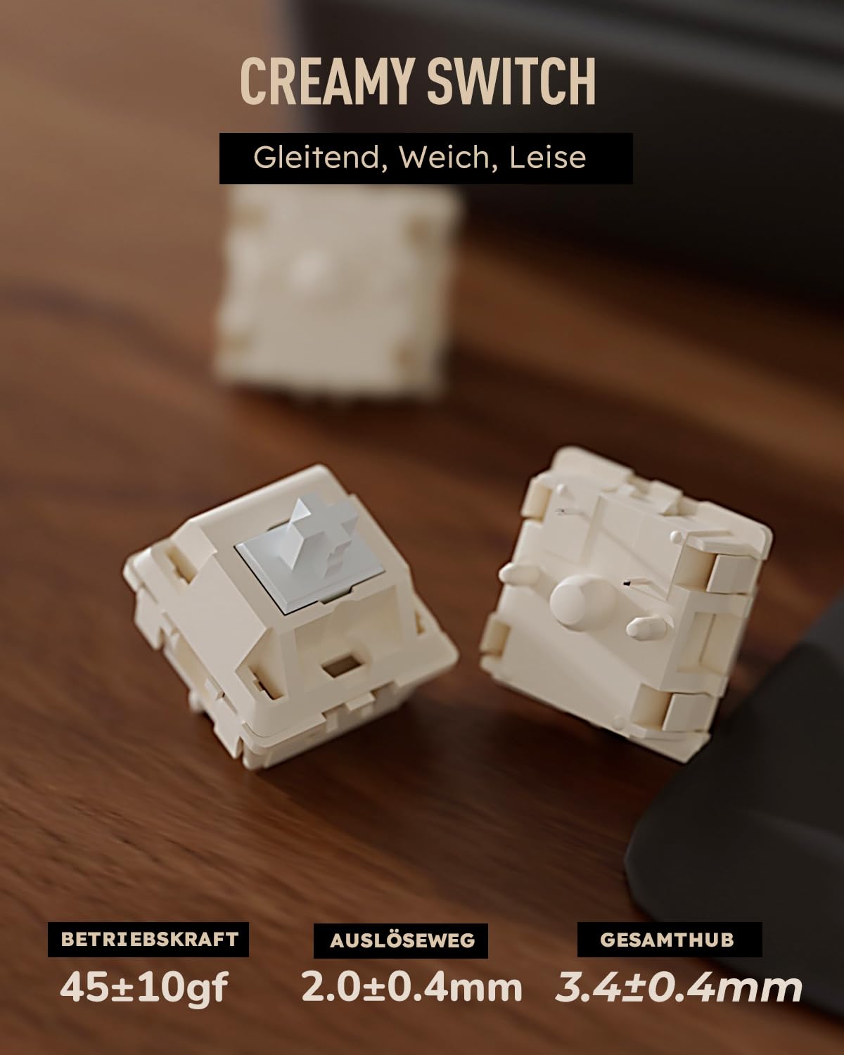 RK ROYAL KLUDGE M100 Mechanische Tastatur Kabellos 96% Gasket Gaming Tastatur QWERTZ mit Nummernblock BT/2.4Ghz/USB-C RGB 8000mAh Hot Swap Creamy Switches Schwarz