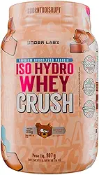 Whey Crush (907g) - Iso Hidro - Under Labz | Nutrição, Pós-Treino, Alta Absorção, Recuperação Muscular – Baixo Carboidrato – 30 Porções (Sabor: Dulce de Leche)