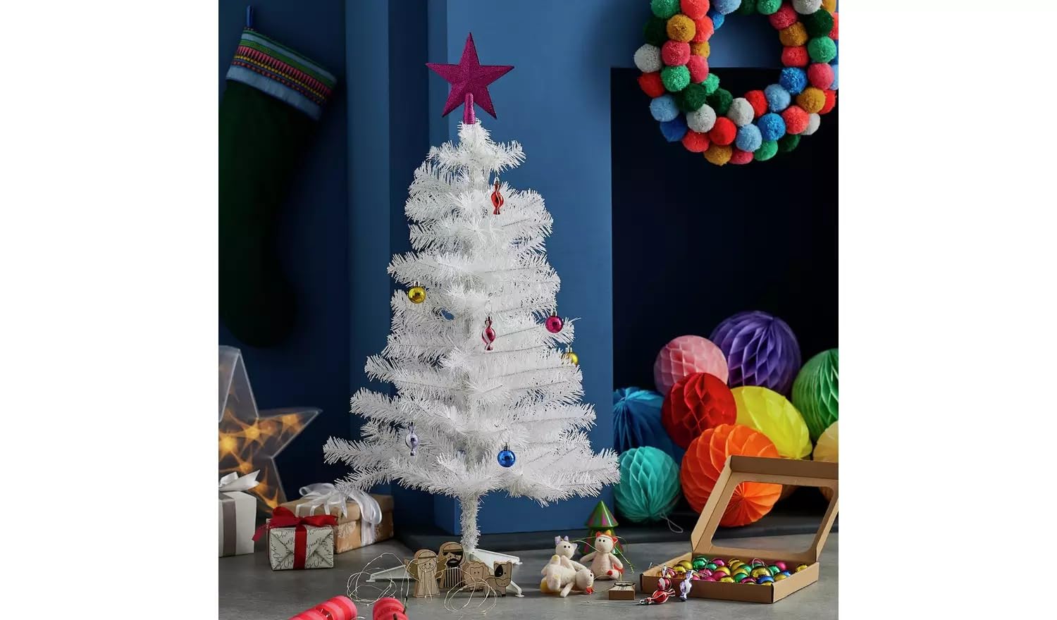 Aidni White 3Ft Christmas Tree