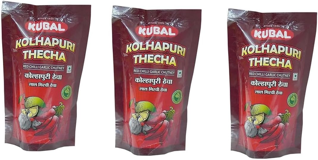 Kubal Red Chilli Thecha | Authentic Maharashtrian Spicy Chili Paste | Traditi...