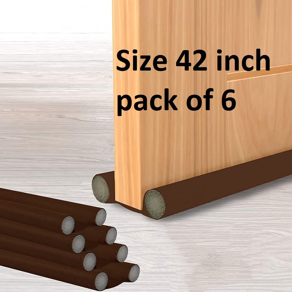 LEEZEN Multipurpose Door Seal Draught/Draft Guard/Gap Sealer Bottom Sealing Strip for Insects, Dust/Water Proof Guard for Energy Saving, Noise Cancellation and Cooling (42 INCH, Pack of 6) (B0BQYCMGPZ) Amazon Price History, Amazon Price Tracker
