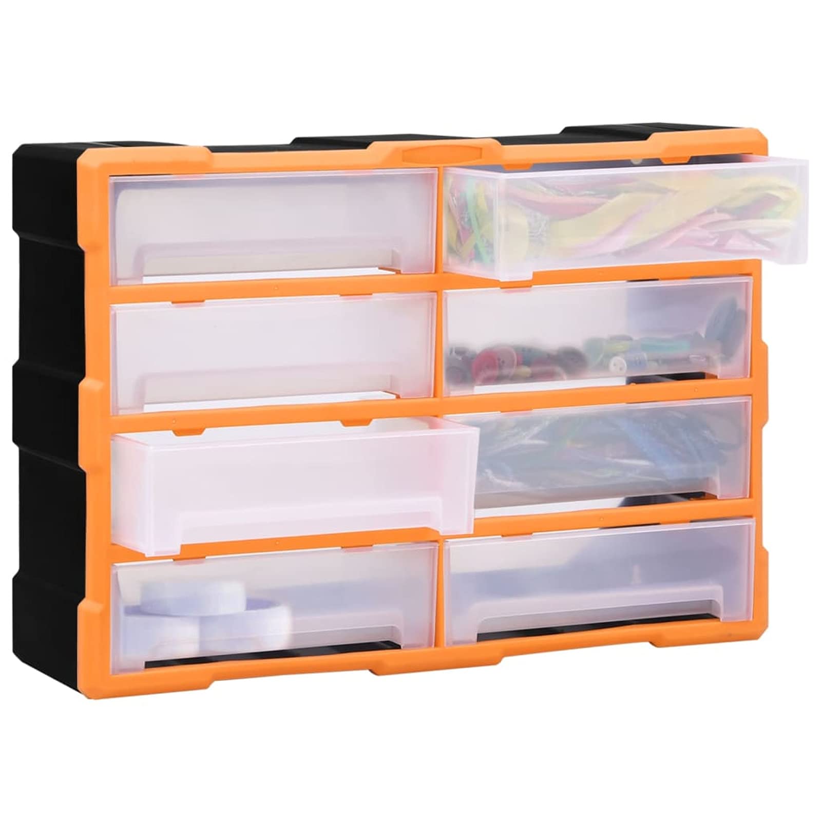 Mobile Contenitore con 8 Cassetti Grandi 52x16x37 cm,Articoli di ferramenta,Accessori ferramenta,Conservazione/ordine attrezzi,Cassette degli attrezzi(SPU:149599)