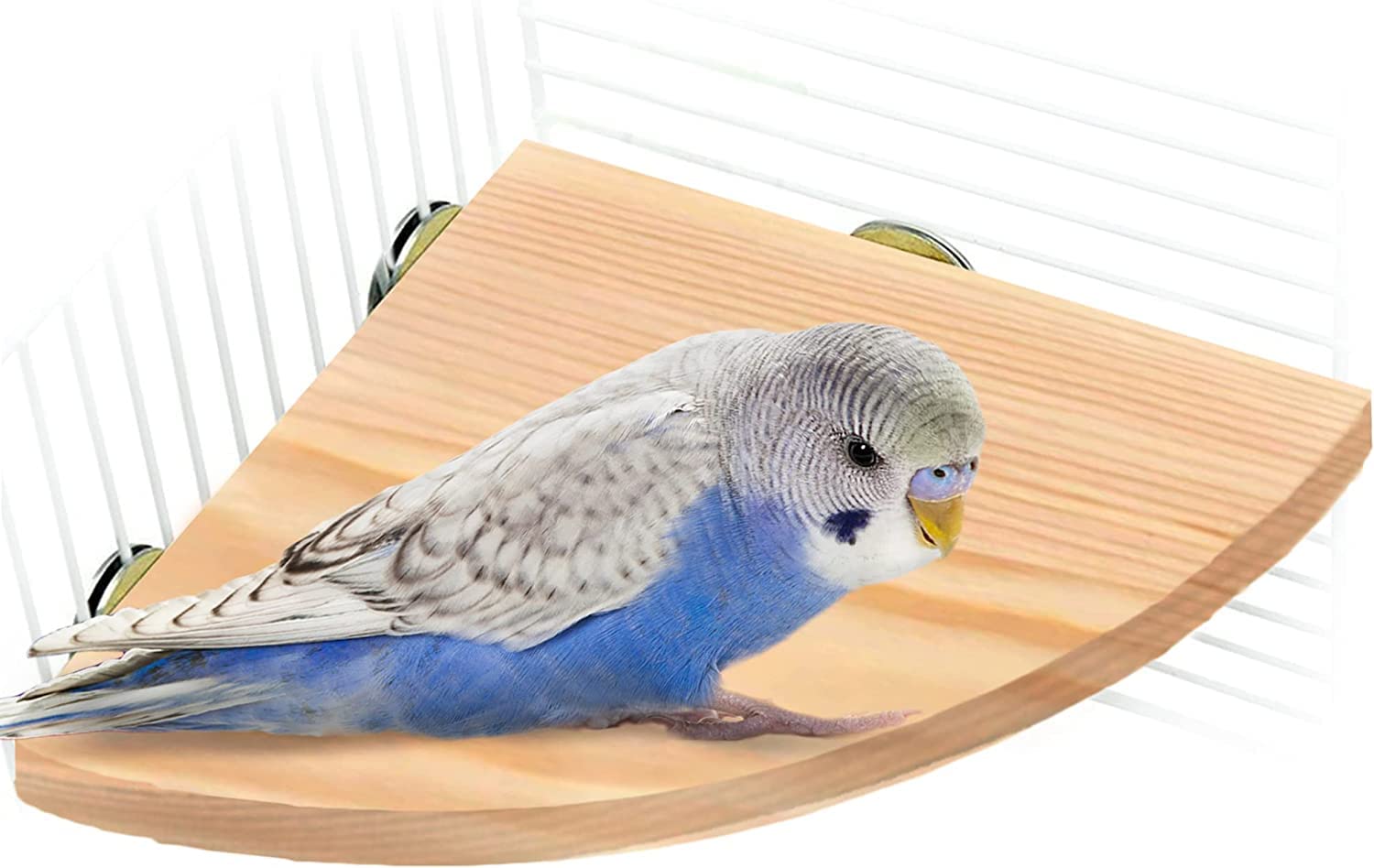 FW02 Bird Platform, Wooden Corner Bird Perch Stand Playground Cage Accessories for Parrot Hamster Small Birds Exercise Toy 5.5 Inch (B0BWDKY318) Amazon Price History, Amazon Price Tracker