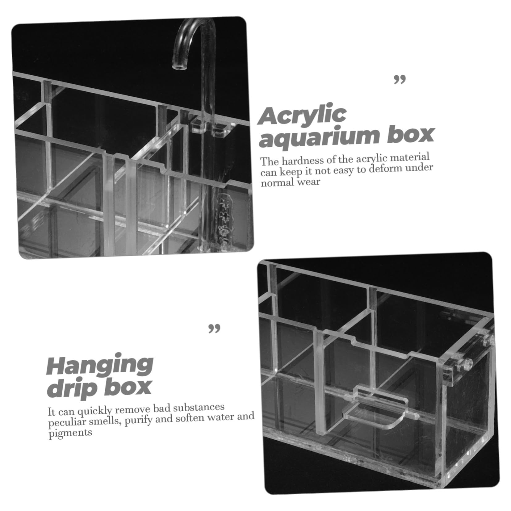 Filterbox Für Aquarien Außenfilter Geräuschlos Und Hängend Effektive Wasserreinigung Und Belüftung Verbesserte Version Ohne Wasserpumpe