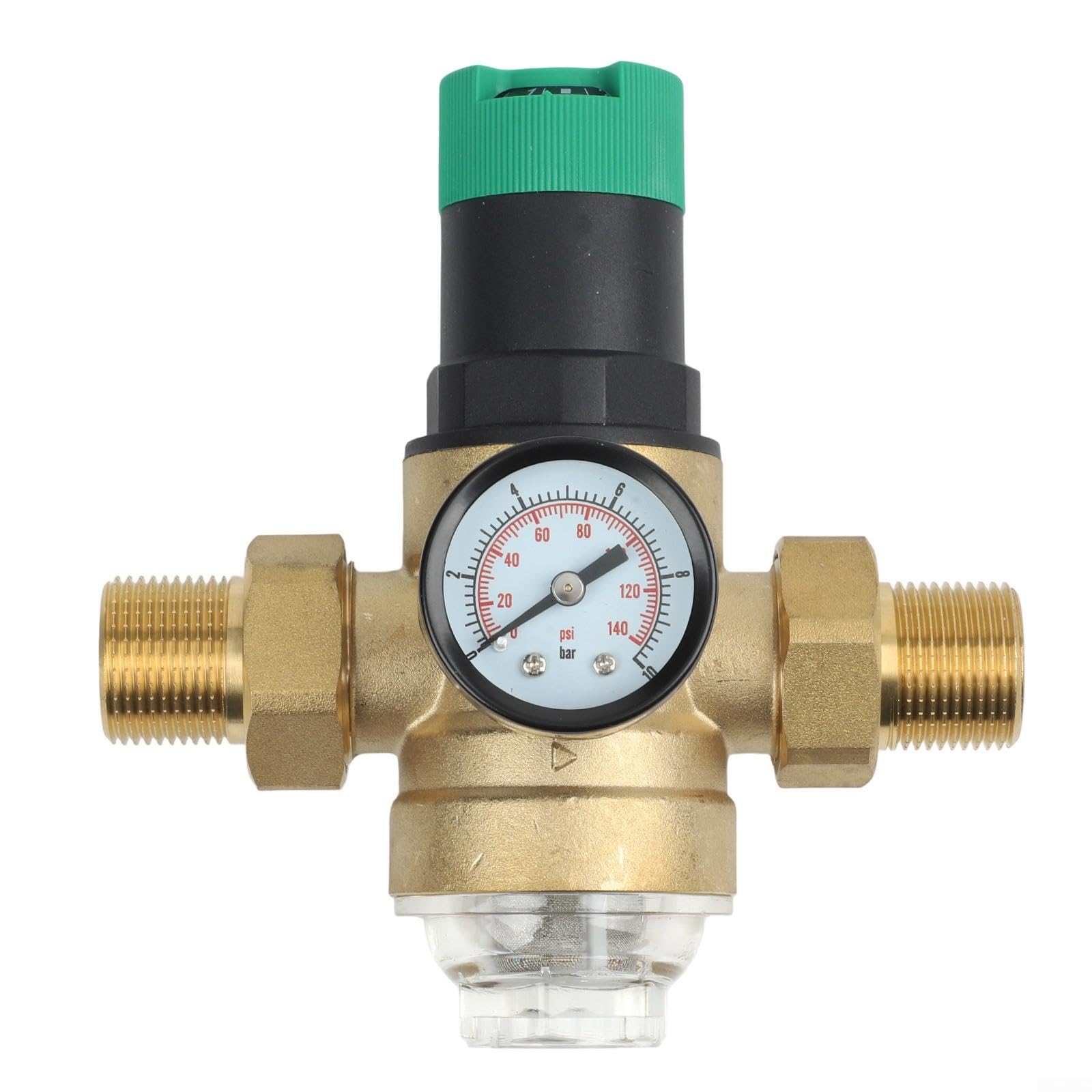 Druckregler Wasser 1/2 3/4 Zoll Integrierter Siebfilter(3/4/DN20)