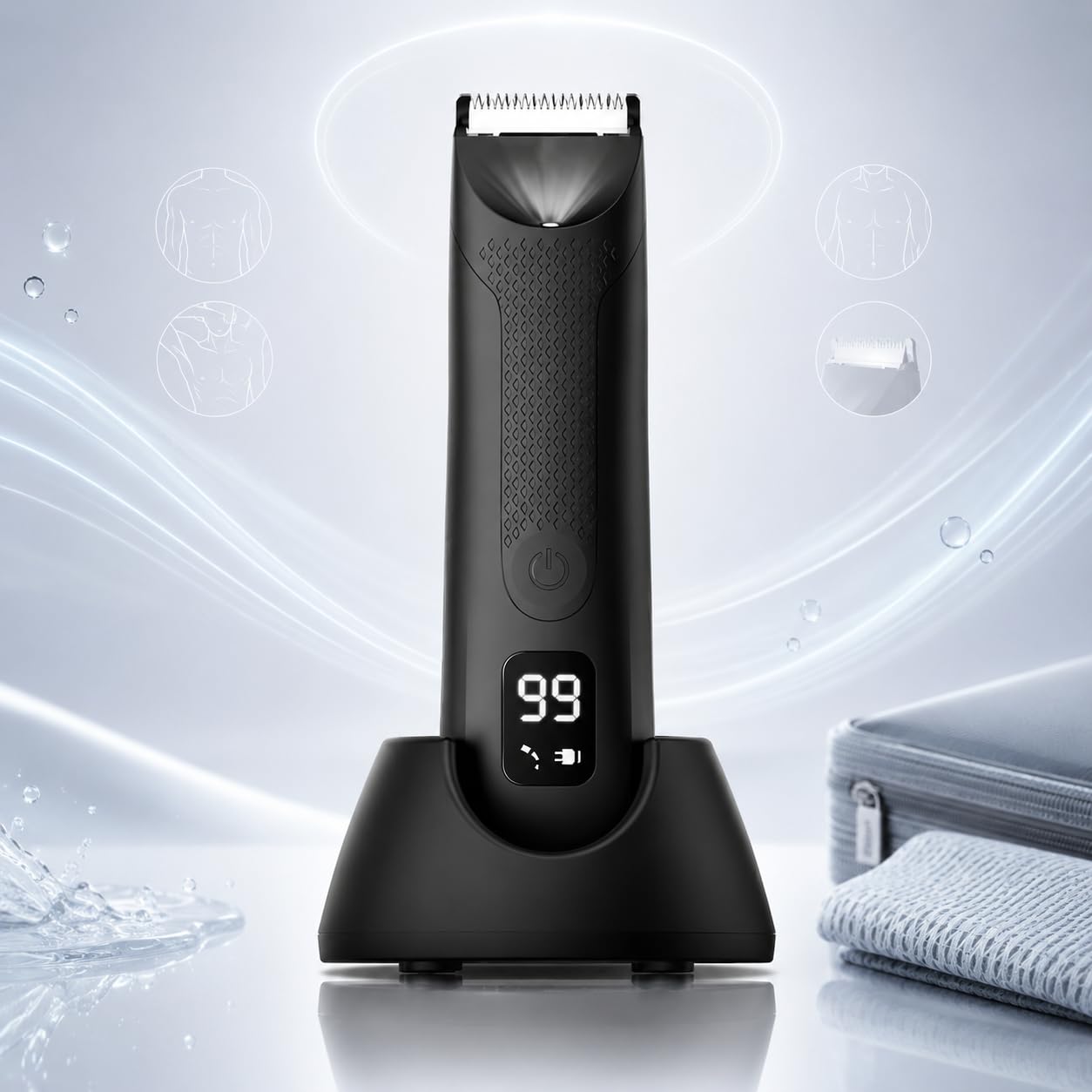 Balls Club Der Chairman Intimrasierer Für Body Und Busch Wasserdichter Body Trimmer Für Dusche Reise Und Alltag