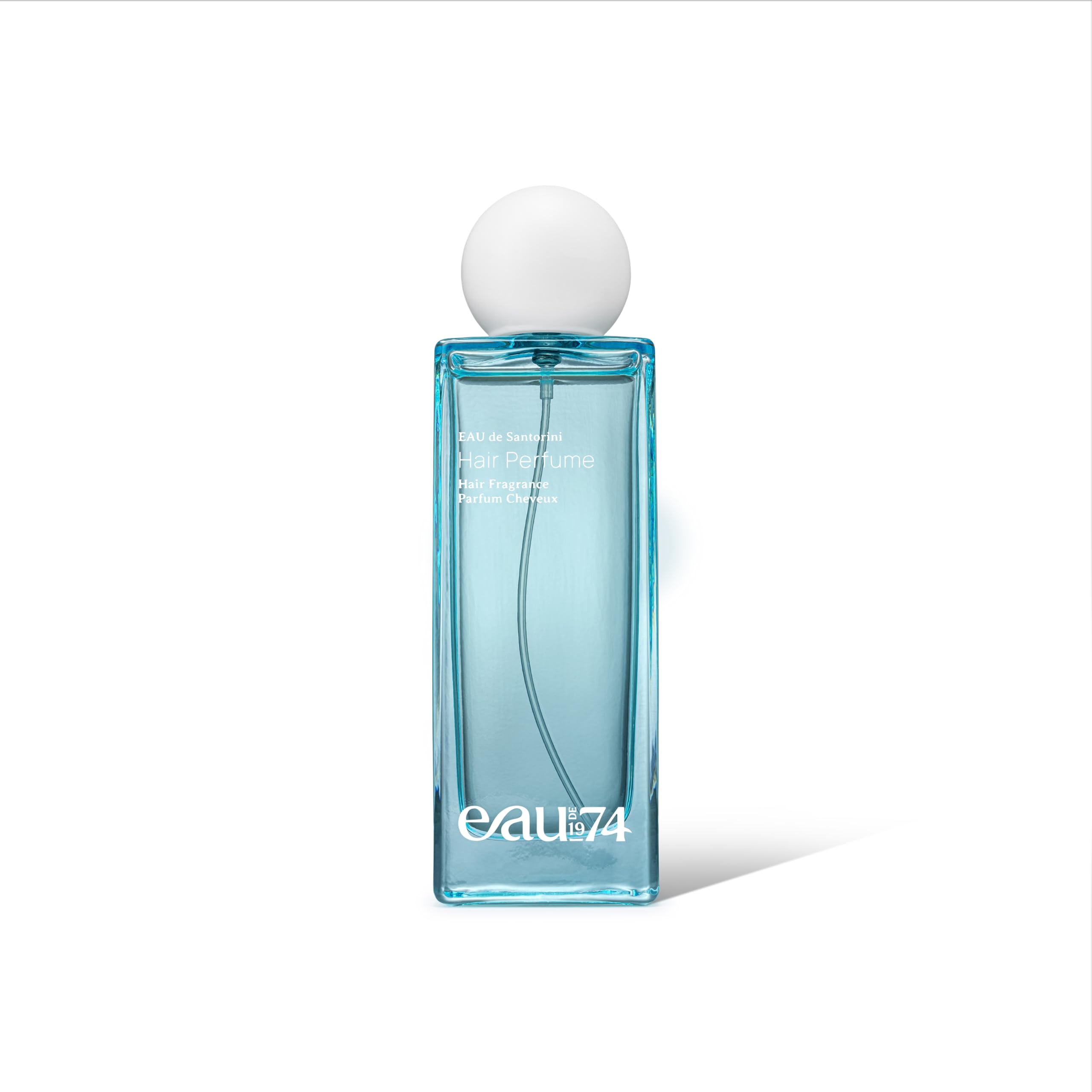 EAU de Santorini Hair Perfume Haarparfum 50 ml | Warmer & pudriger Duft mit Zitrone, Iris & Vanille | Mediterraner Sommerduft