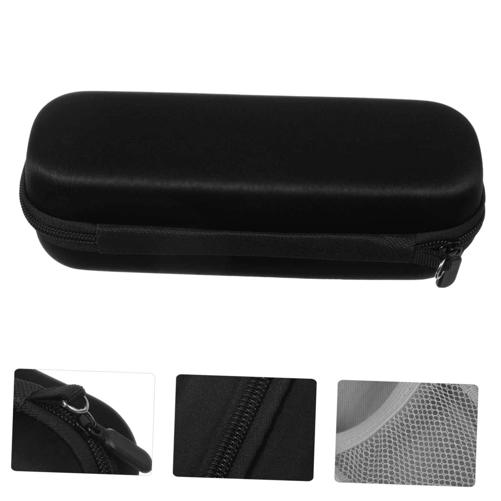 VALICLUD 5 Piezas Bolsas de electricas Soporte magnético Poseedor Bolsa de Viaje para cepillos de Caja de Cepillo portátil Estuche portavoz de Tela Tejida Negro