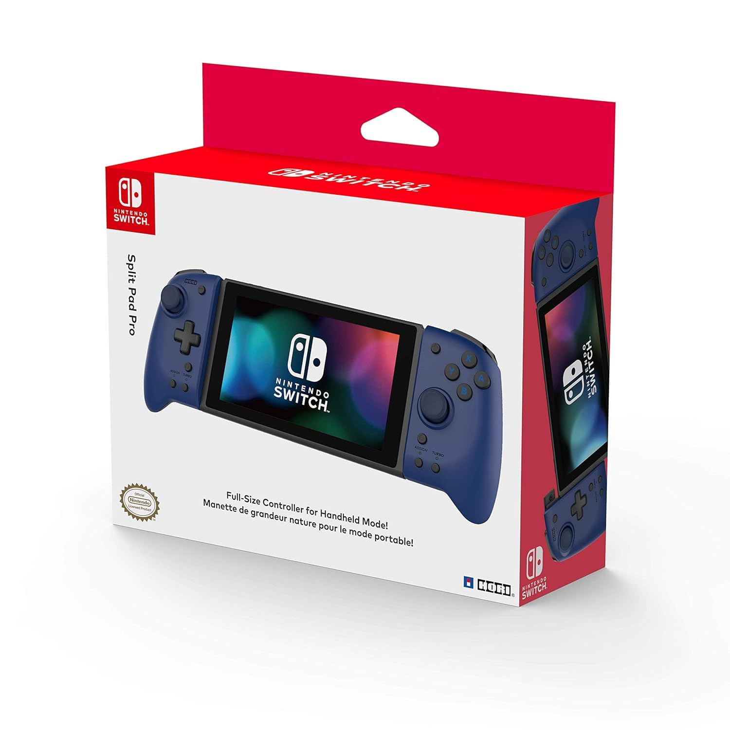 Switch Split Pad Pro (Blue) Ergonomic Controller For Handheld Mode