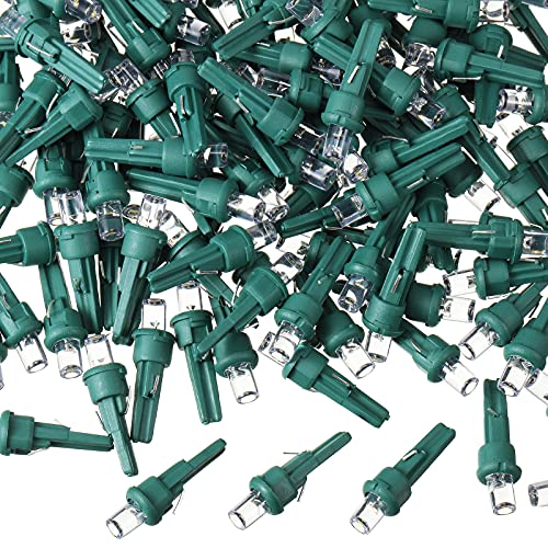 Honoson 120 Count 5 mm Winter LED Replacement Bulbs Bulk Wide Angle Winter LED Light Bulbs String Replacement Festival Light Garland Outdoor Tree Home Decoration (Green Base with Warm White Bulb) by Honoson - Image 3