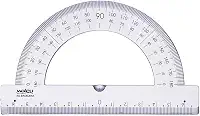 Transferidor 180° x 10 unidades, Waleu 10290001, Multicor