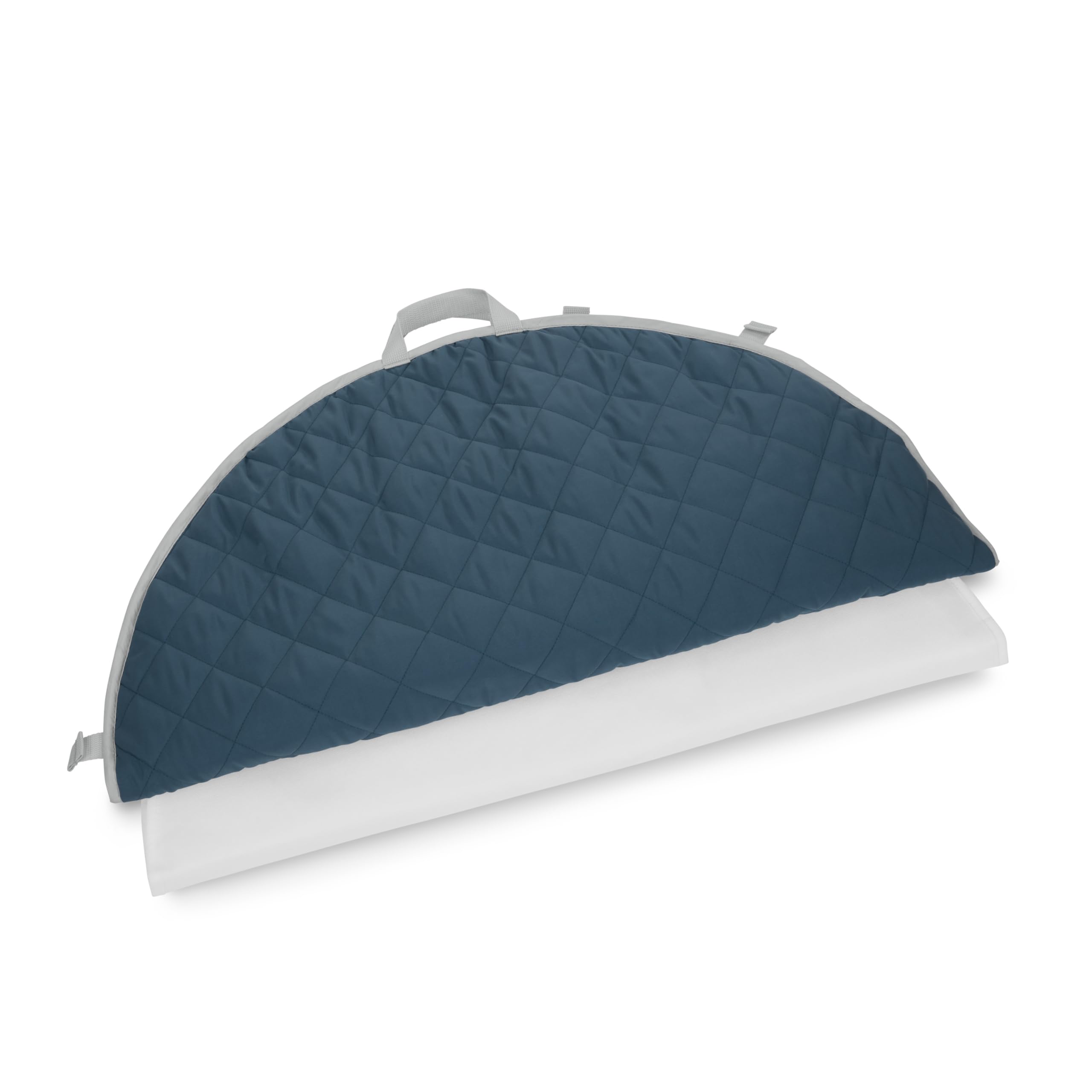 Ingenuity Cozy Spot Gimnasio de Actividades y Manta nórdica Reversible para bebé con Arco de Madera – Harbor Haven, Extra Suave, Desde recién Nacido