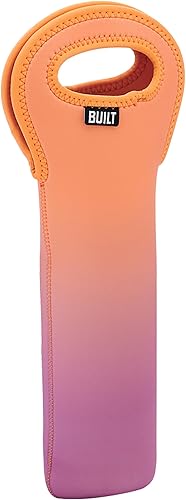 Miniatura 5 de BUILT Una botella de vino resistente a las manchas y al agua, ligera, aislada y reutilizable, portador protector para viajes en casa, atardecer